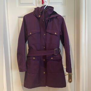 Purple winter jacket